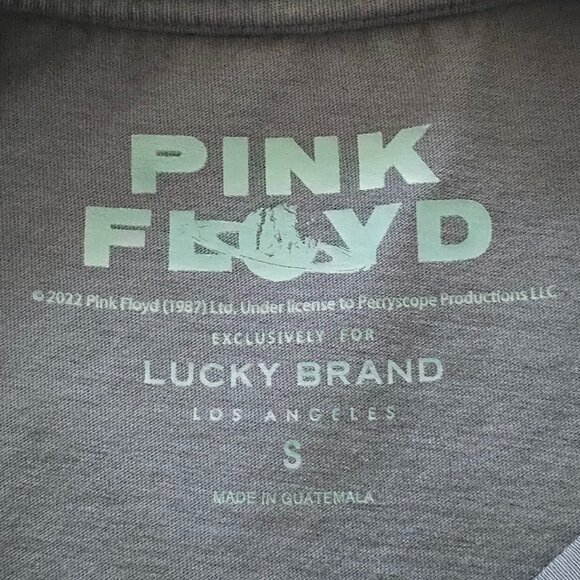 Lucky Brand Pink Floyd Retro Graphic Band Tee Shirt - Picture 12 of 14